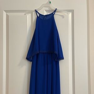 Royal blue maxi dress! Worn once.